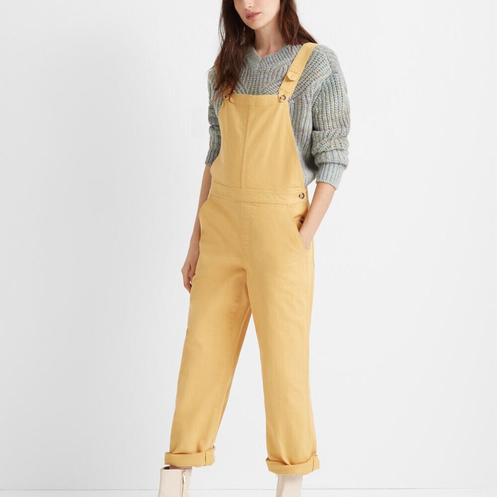 overalls yellow ginger Club Monaco XS